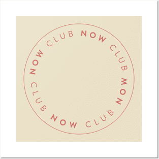 Now Club Logo Posters and Art